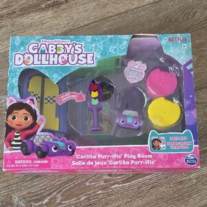 DreamWorks Gabby's Dollhouse Carita Purr-fic Play Room - Purple and Yellow